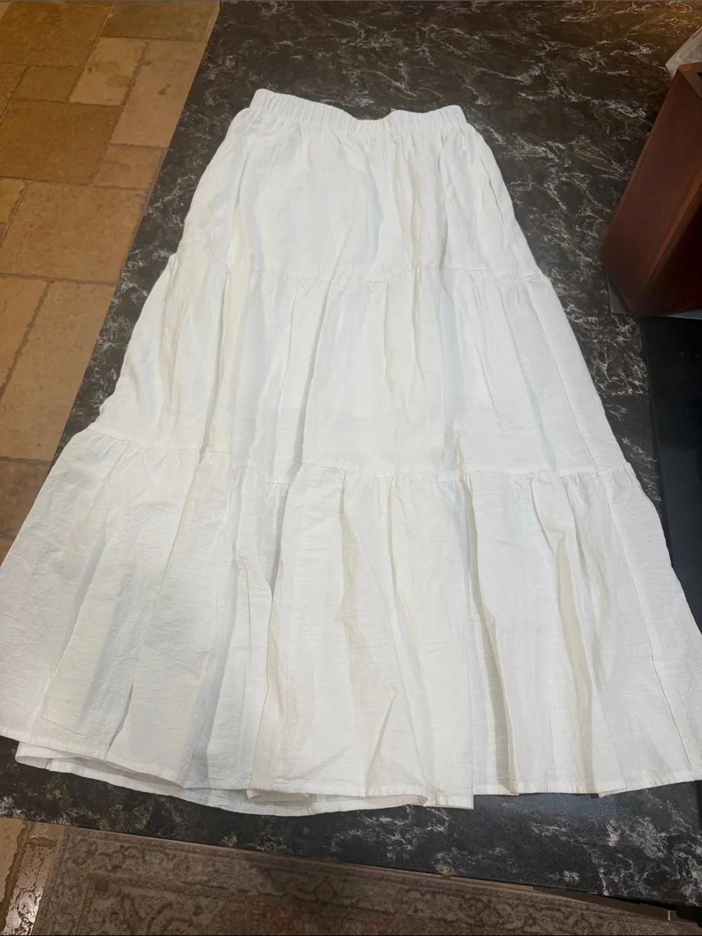 Flowy tiered skirt